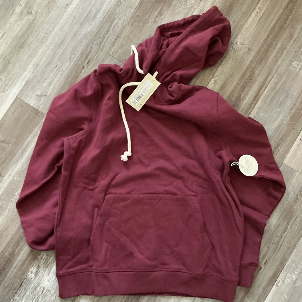 Pact Maroon Hoodie with Drawstring